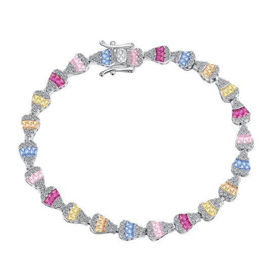 [Aurora]Radiant Water Drop Shape Daily Bracelet