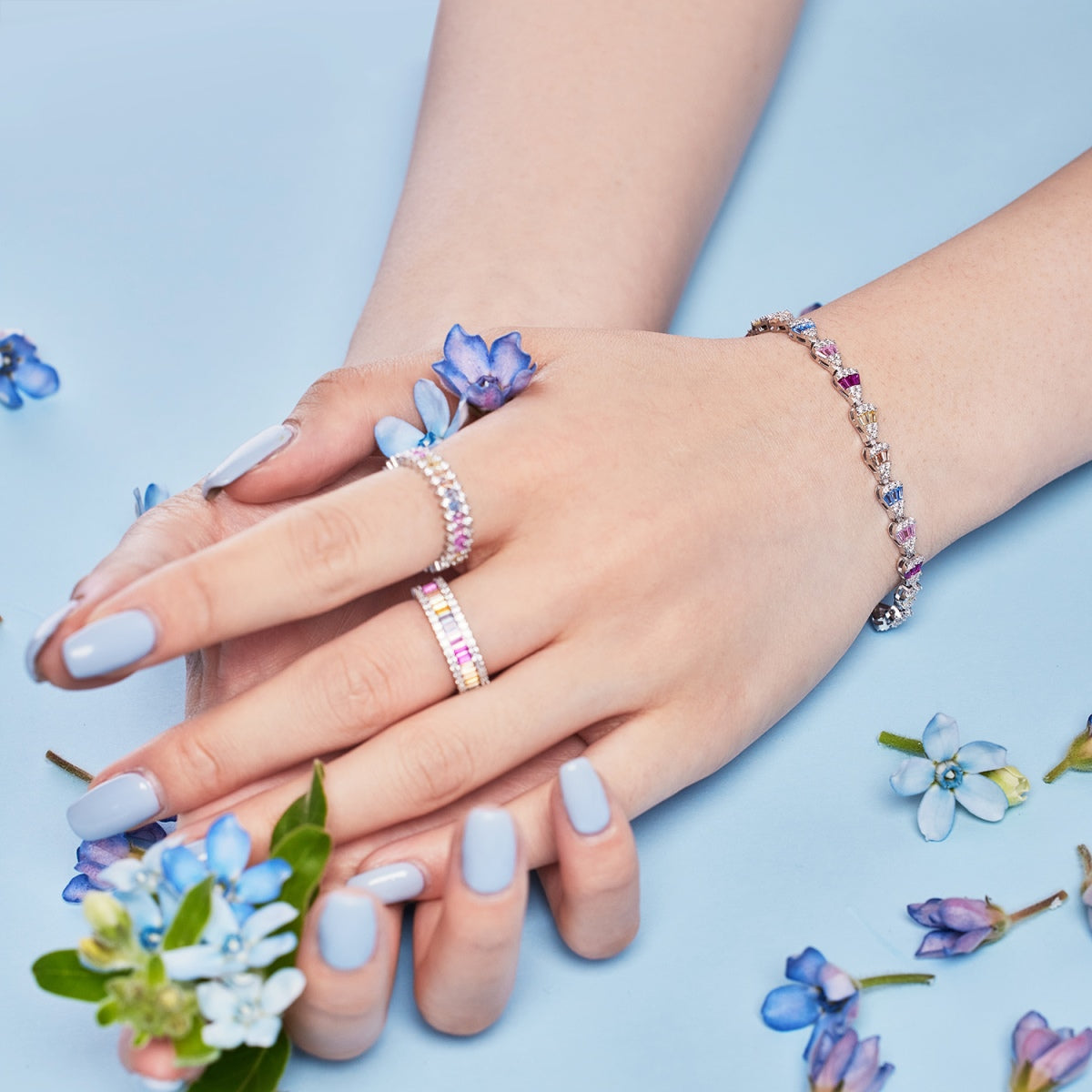 [Aurora]Radiant Water Drop Shape Daily Bracelet