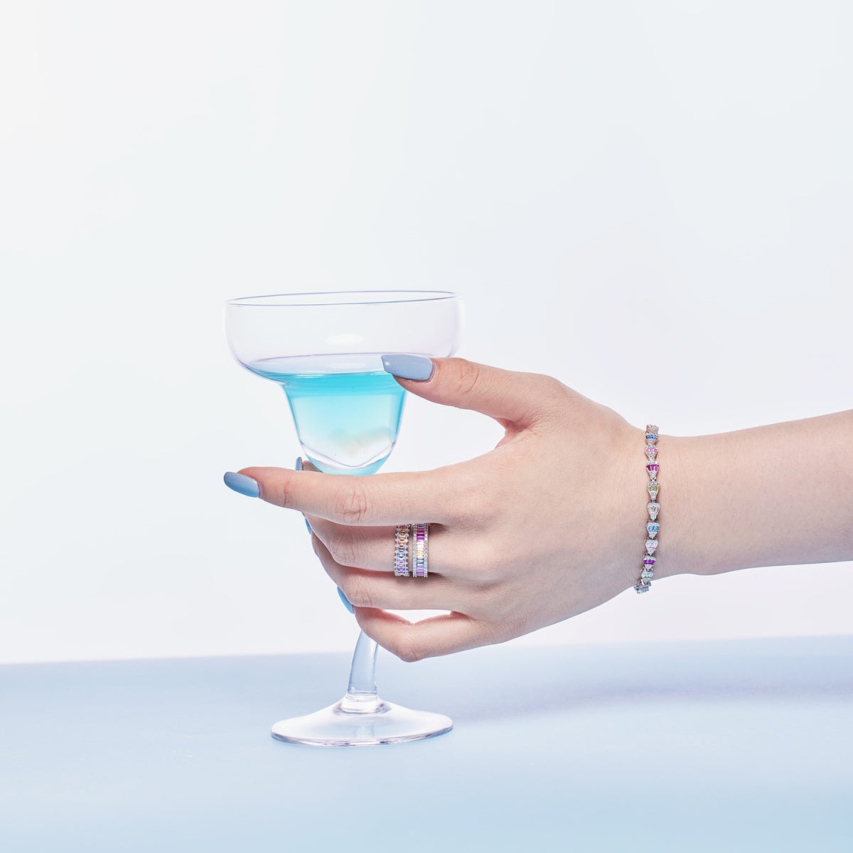 [Aurora]Radiant Water Drop Shape Daily Bracelet