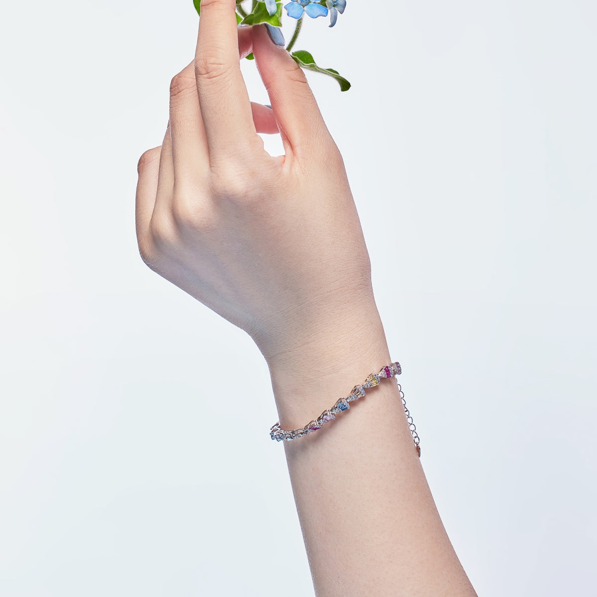 [Aurora]Radiant Water Drop Shape Daily Bracelet