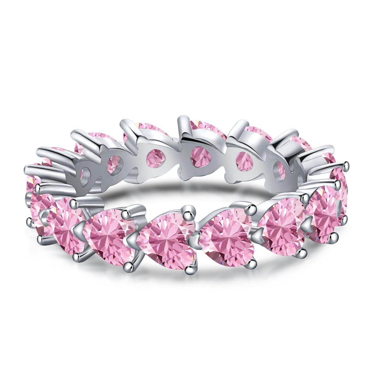 [AURORA]0,25 Karat Radiant Romance Herzschliff-Liebhaberring