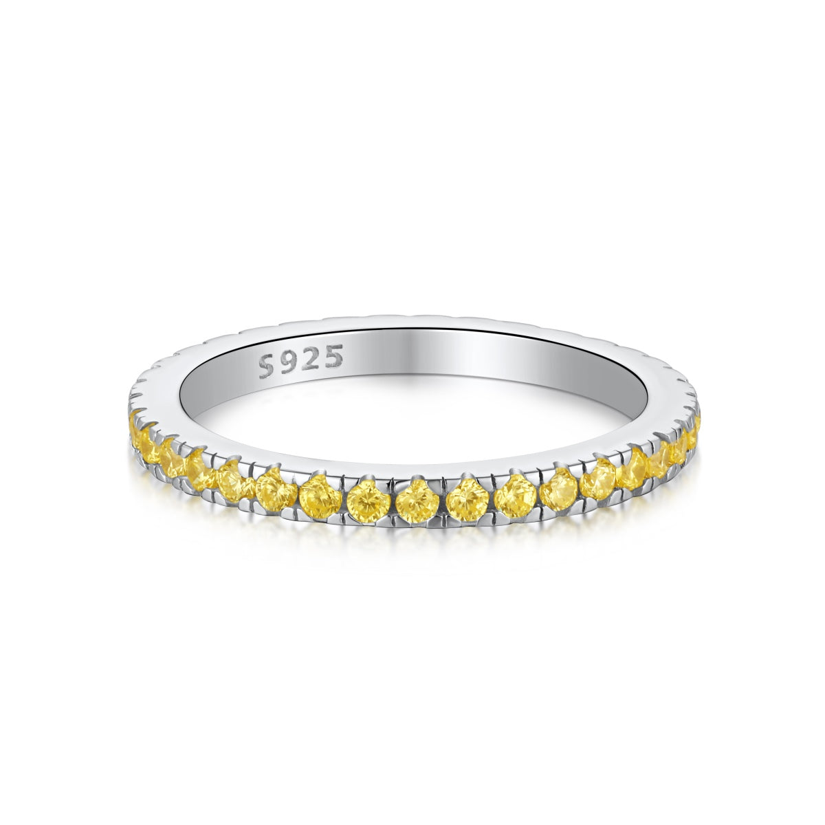 [Aurora]Delicate Sparkling Round Cut Daily Ring