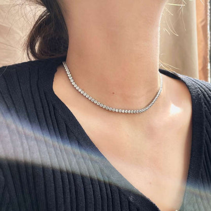 [Aurora]Elegant Tennis Chain Necklace