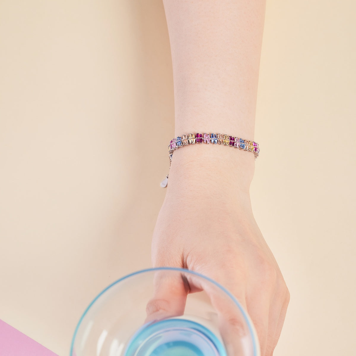 [AURORA]Funkelndes, exquisites Party-Armband mit mehreren Schliffen