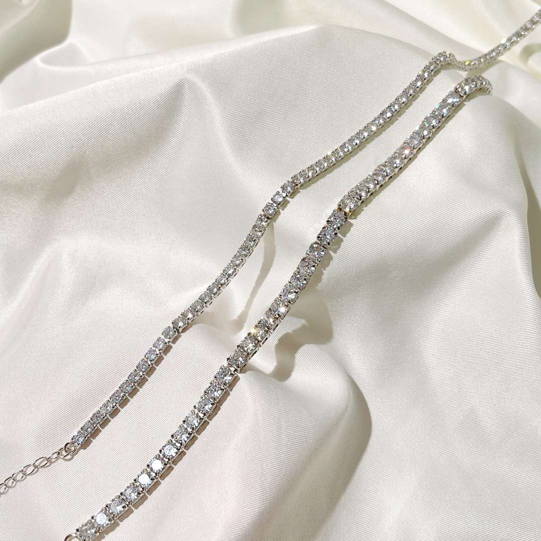 [Aurora]Elegant Tennis Chain Necklace