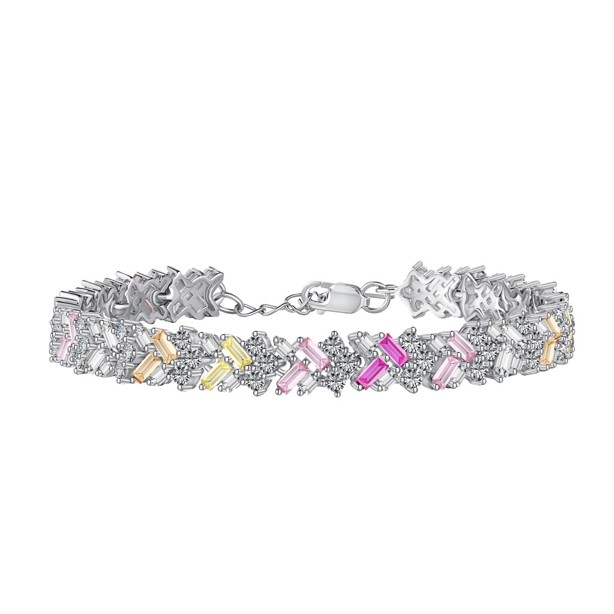 [AURORA]Dazzling Unique Multi Shape Daily Bracelet