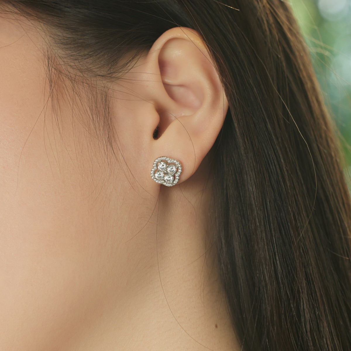 [Aurora]Four-Leaf Clover Exquisite Earrings