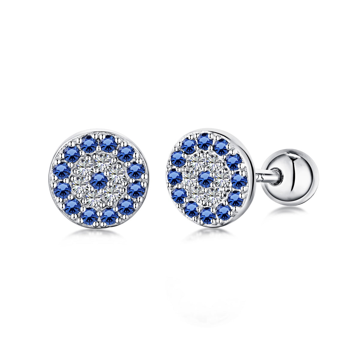 [Aurora]Devil's Eye Ear Bone Nail Earrings