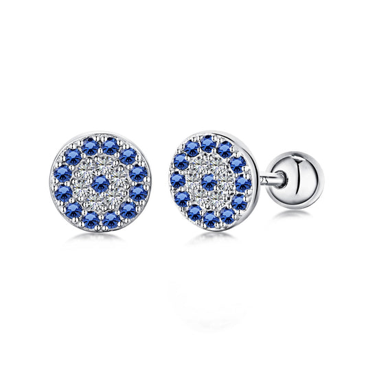 [Aurora]Devil's Eye Ear Bone Nail Earrings