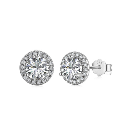 [AURORA]Classic Princess Round Shape Earrings