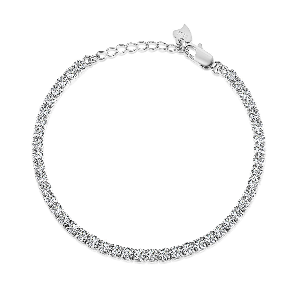 [AURORA] Funkelndes Armband im Rundschliff