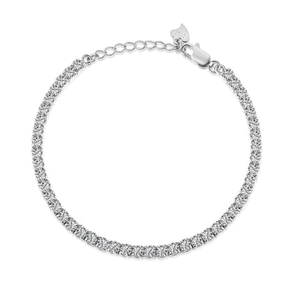 [Aurora]Sparkling Round Cut Daily Bracelet