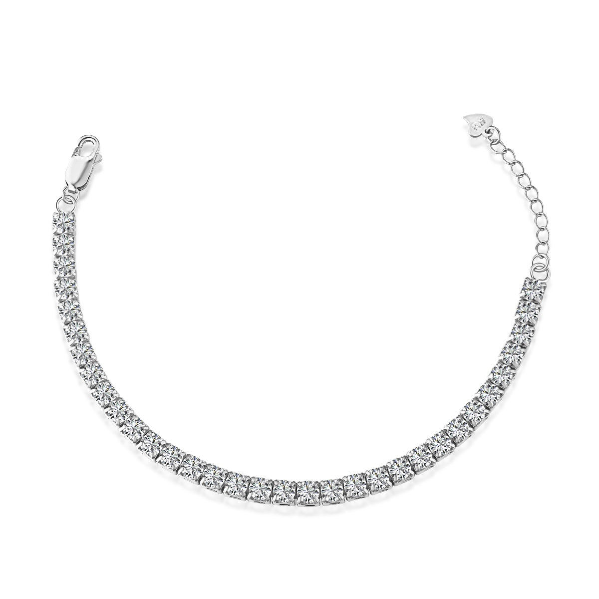[Aurora]Sparkling Radiant Princess Cut Tennis Bracelet