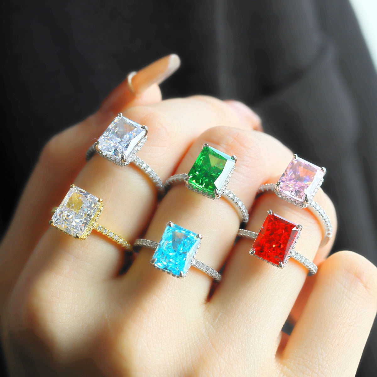 [Aurora]4.0 Carat Luxurious Engagement Ring