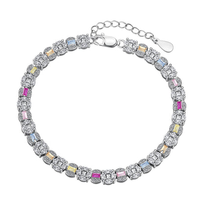 [Aurora]Dazzling Radiant Multi Cut Daily Bracelet