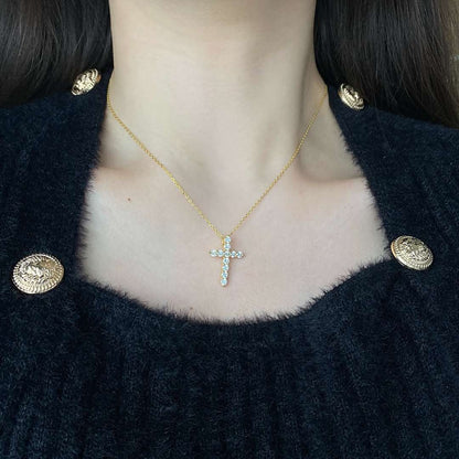 [Aurora]Unique Cross Shape Necklace