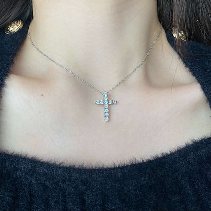 [Aurora]Unique Cross Shape Necklace