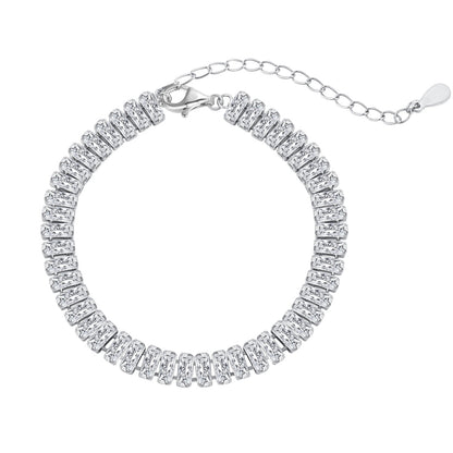 [AURORA]Exquisites Smaragdschliff-Tagesarmband