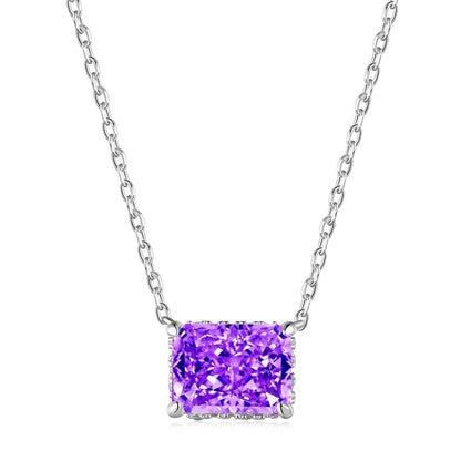 [Aurora]Luxurious Square Shape Colorful Necalack