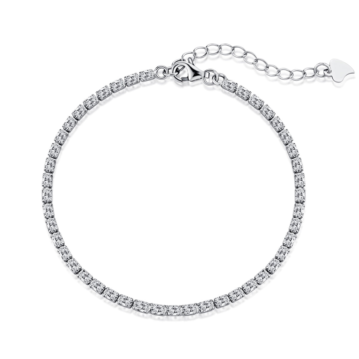 [Aurora]Elegant Emerald Cut Daily Bracelet