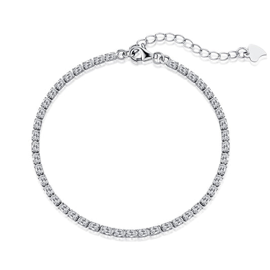 [Aurora]Elegant Emerald Cut Daily Bracelet