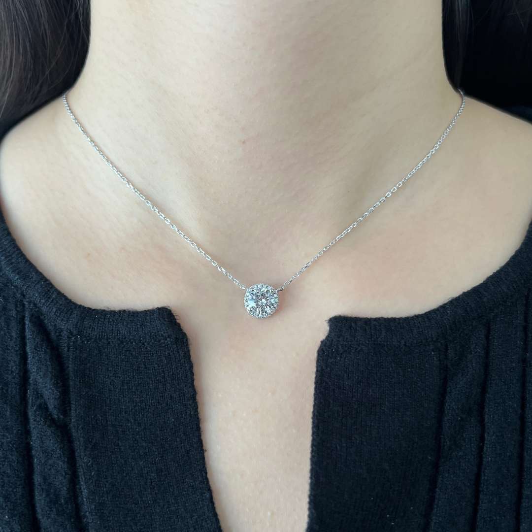 [Aurora]Luxurious Round Cut Necklace