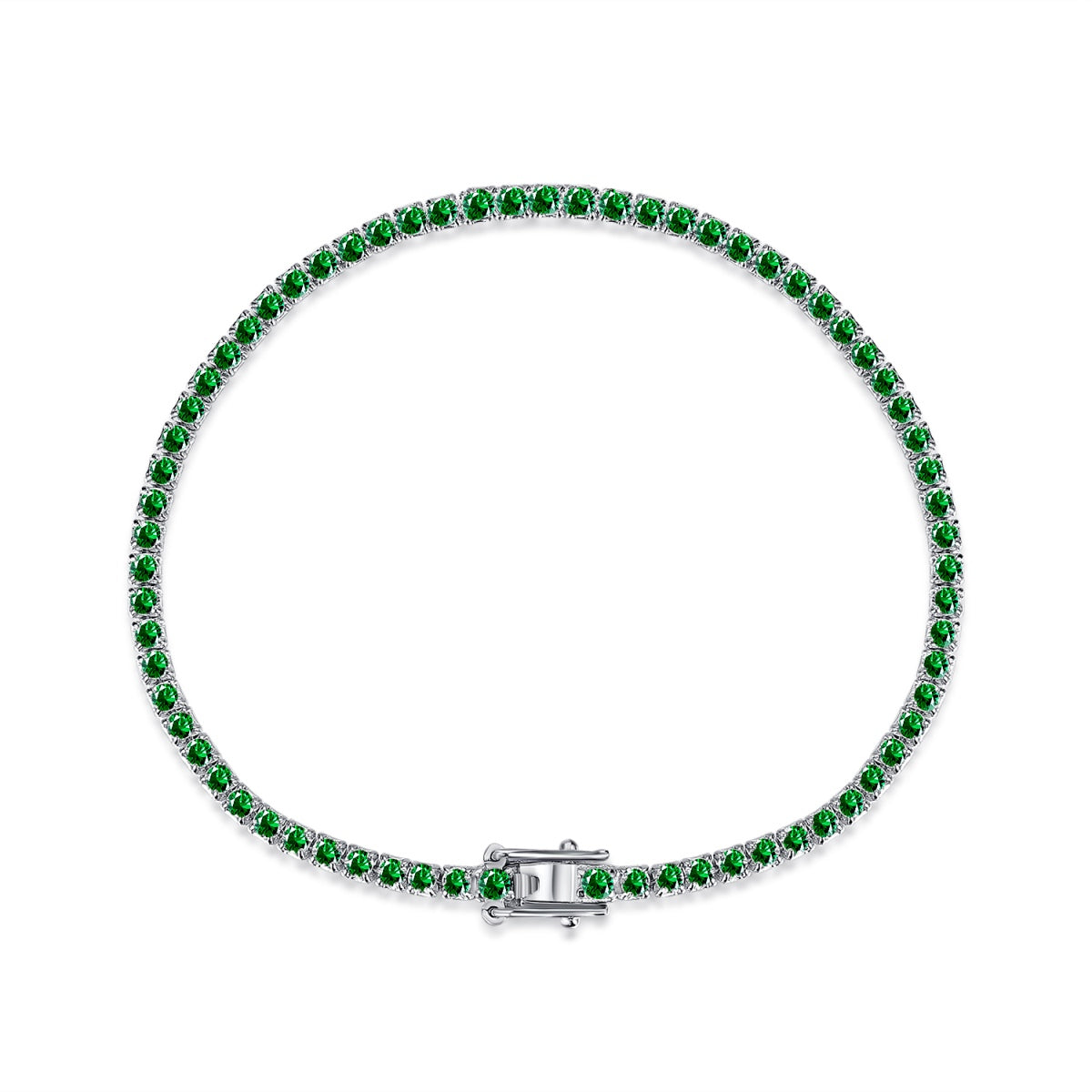 [AURORA]Schillerndes buntes Armband im Rundschliff für den Alltag
