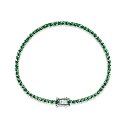 [AURORA]Schillerndes buntes Armband im Rundschliff für den Alltag
