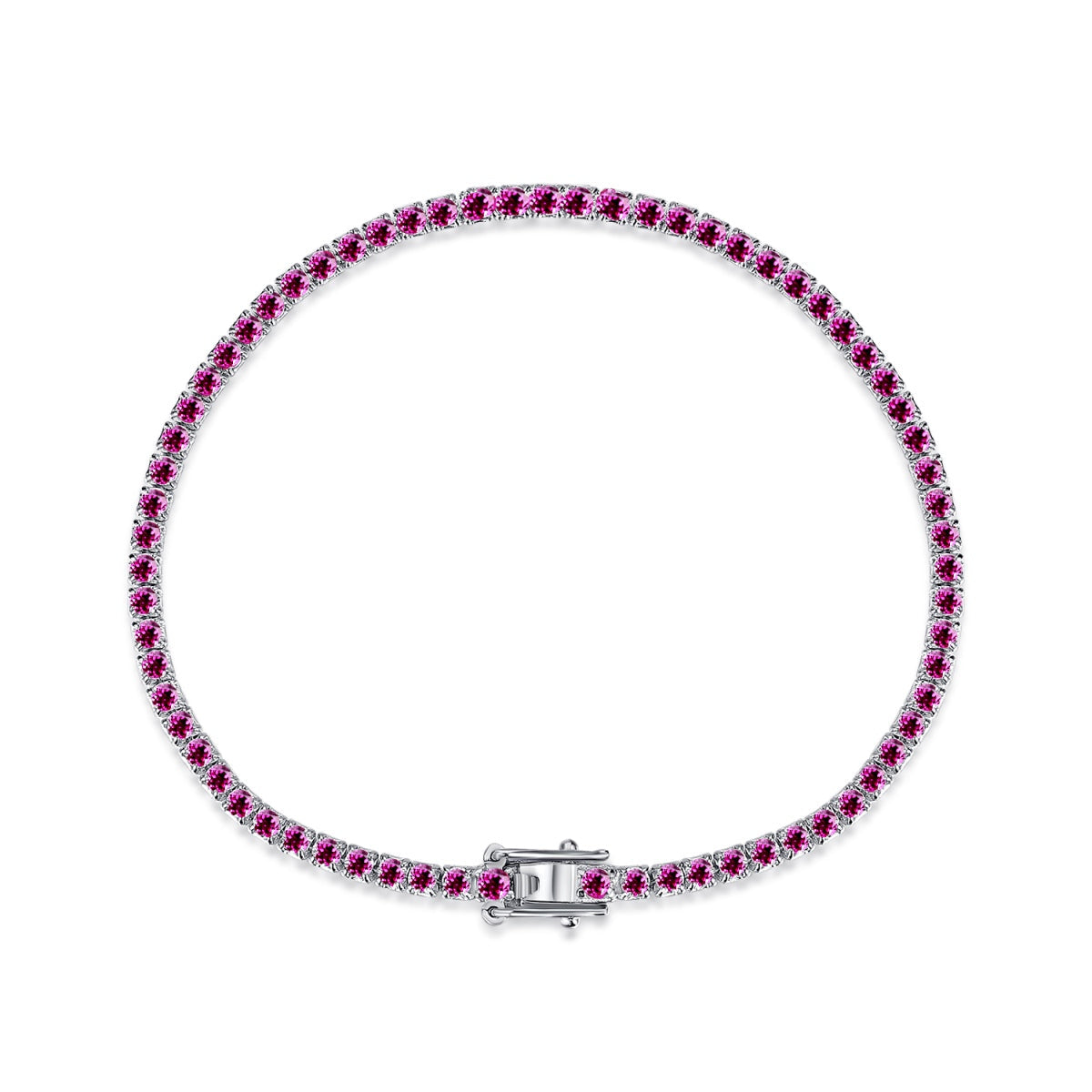 [AURORA]Schillerndes buntes Armband im Rundschliff für den Alltag