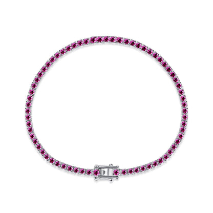 [AURORA]Schillerndes buntes Armband im Rundschliff für den Alltag