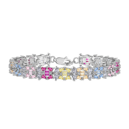 [AURORA] Zartes buntes Partyarmband mit mehreren Schnitten