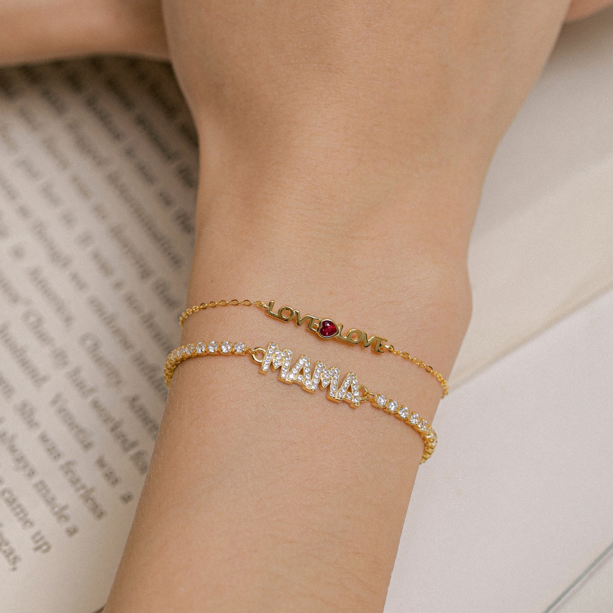 [Aurora]Romantic Heart Shape Lover Bracelet