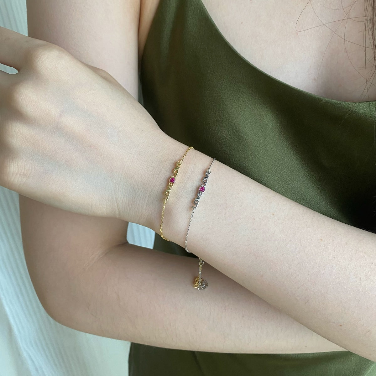 [AURORA] Romantisches Armband in Herzform für Liebhaber