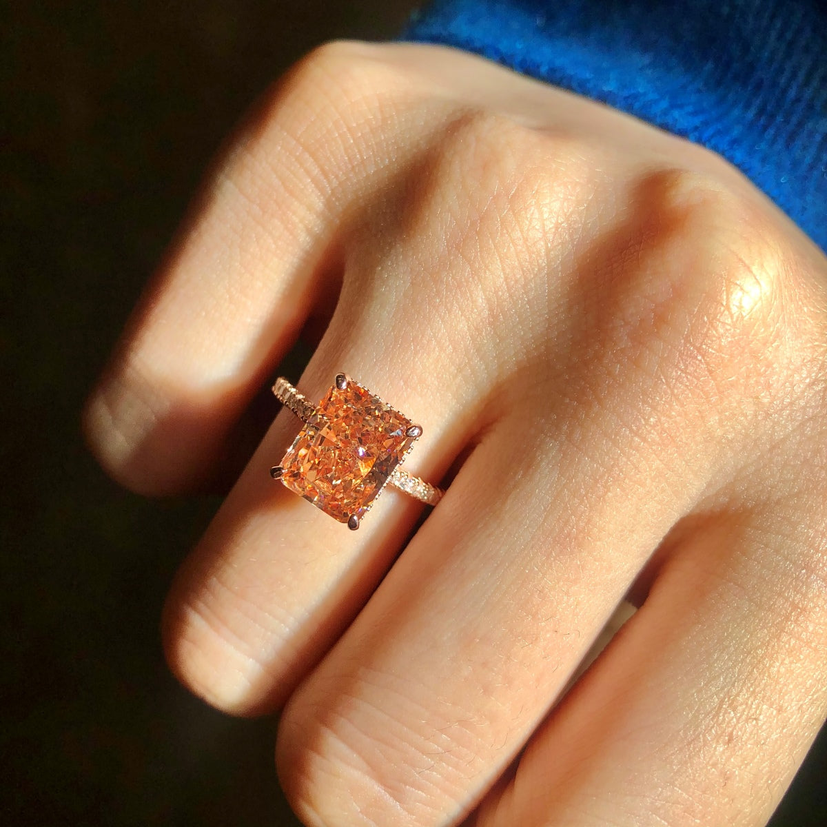 [Aurora]4.0 Carat Luxurious Engagement Ring