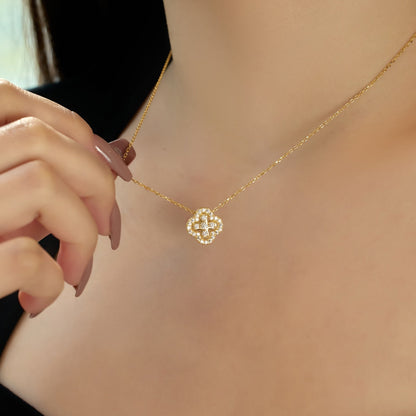[Aurora]Four-Leaf Clover Various DIY Wearable Necklaces