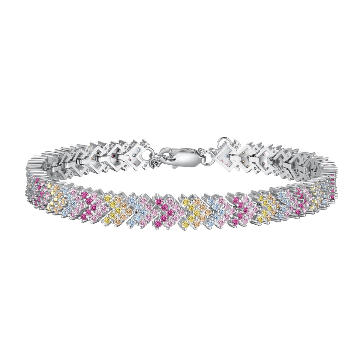 [Aurora]Ornate Sparkling Round Cut Party Bracelet