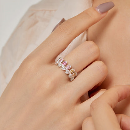 [AURORA]Wunderschöner Radiant Cut Tagesring