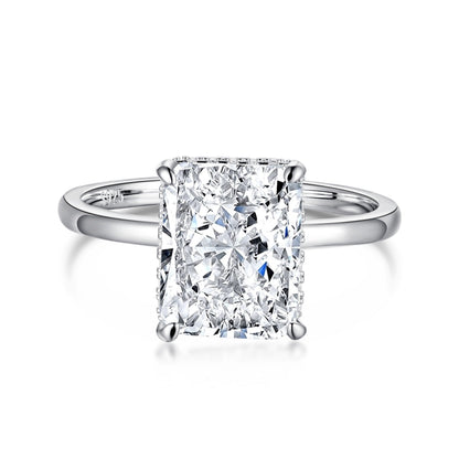 [Aurora]4.0 Carat Ornate Enchanting Radiand Cut Banquet Ring