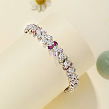 [AURORA] Zierliches, exquisites Armband in Blumenform für den Alltag