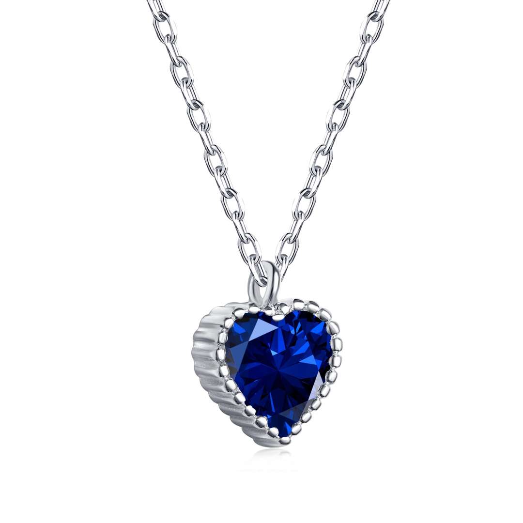 [Aurora]Ornate Heart Shape Necklace