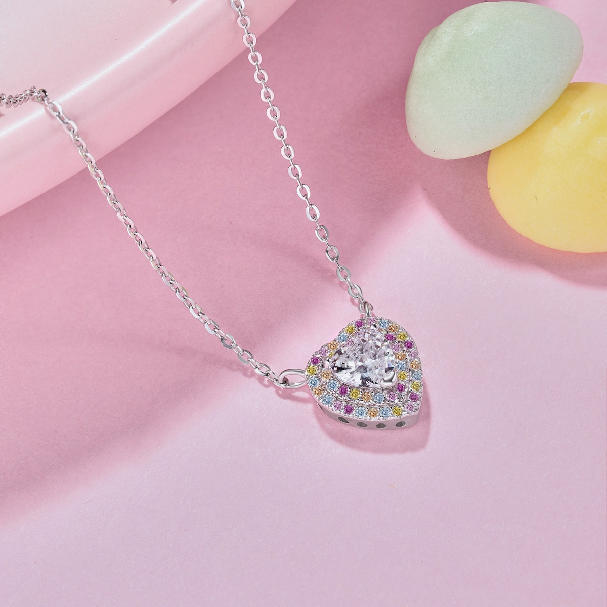 [AURORA]Exquisite Heart Shape Necklace