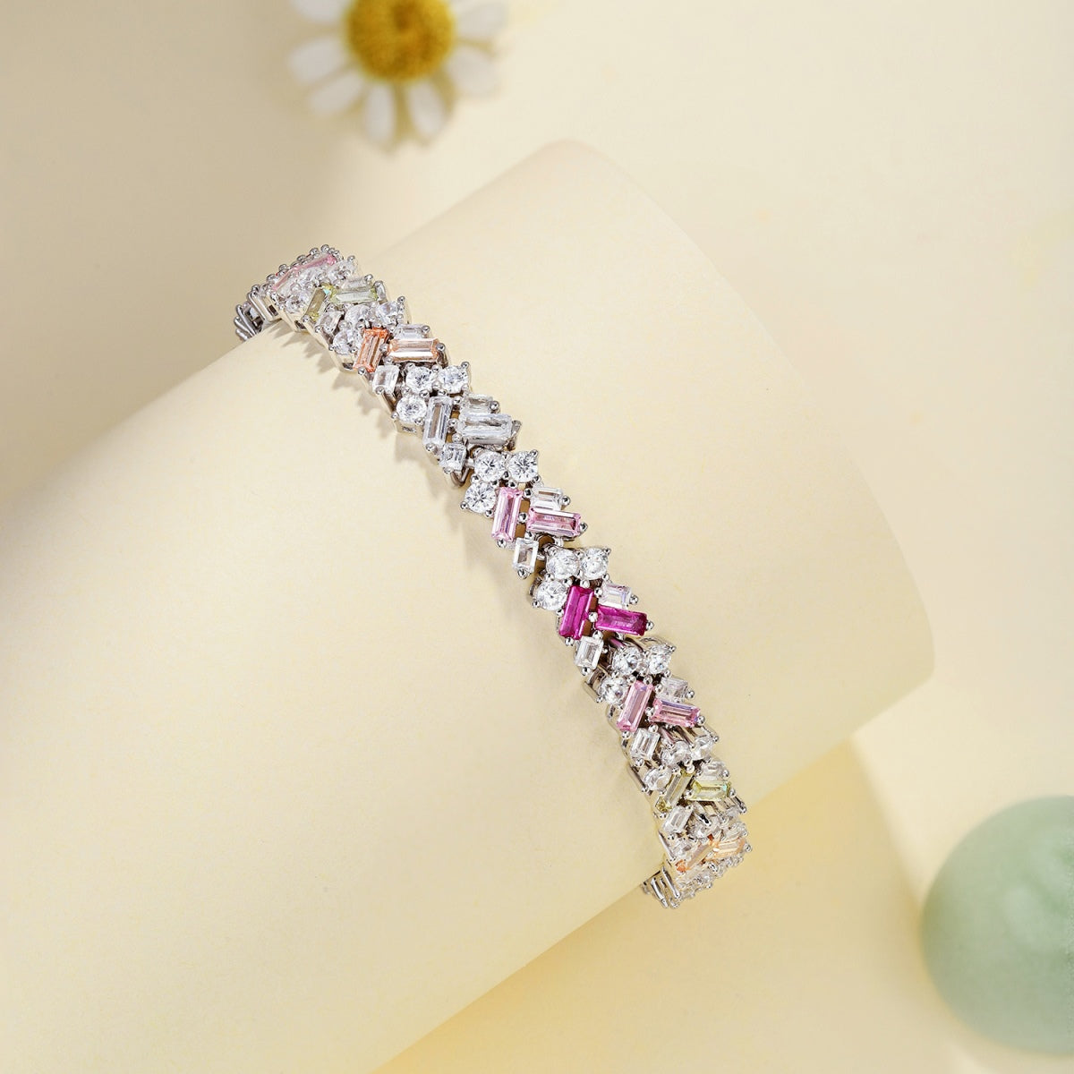 [Aurora]Dazzling Unique Multi Shape Daily Bracelet