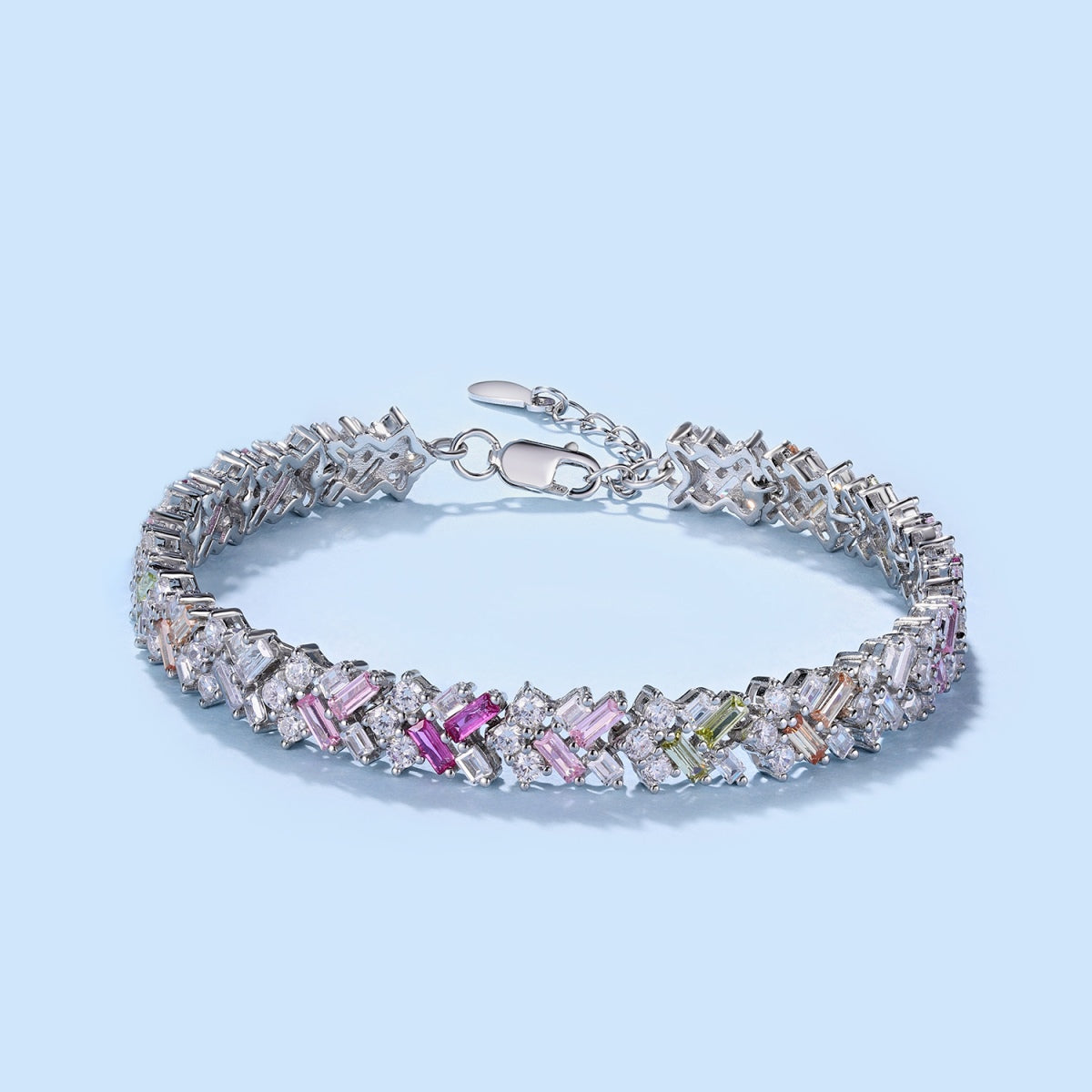 [AURORA]Dazzling Unique Multi Shape Daily Bracelet