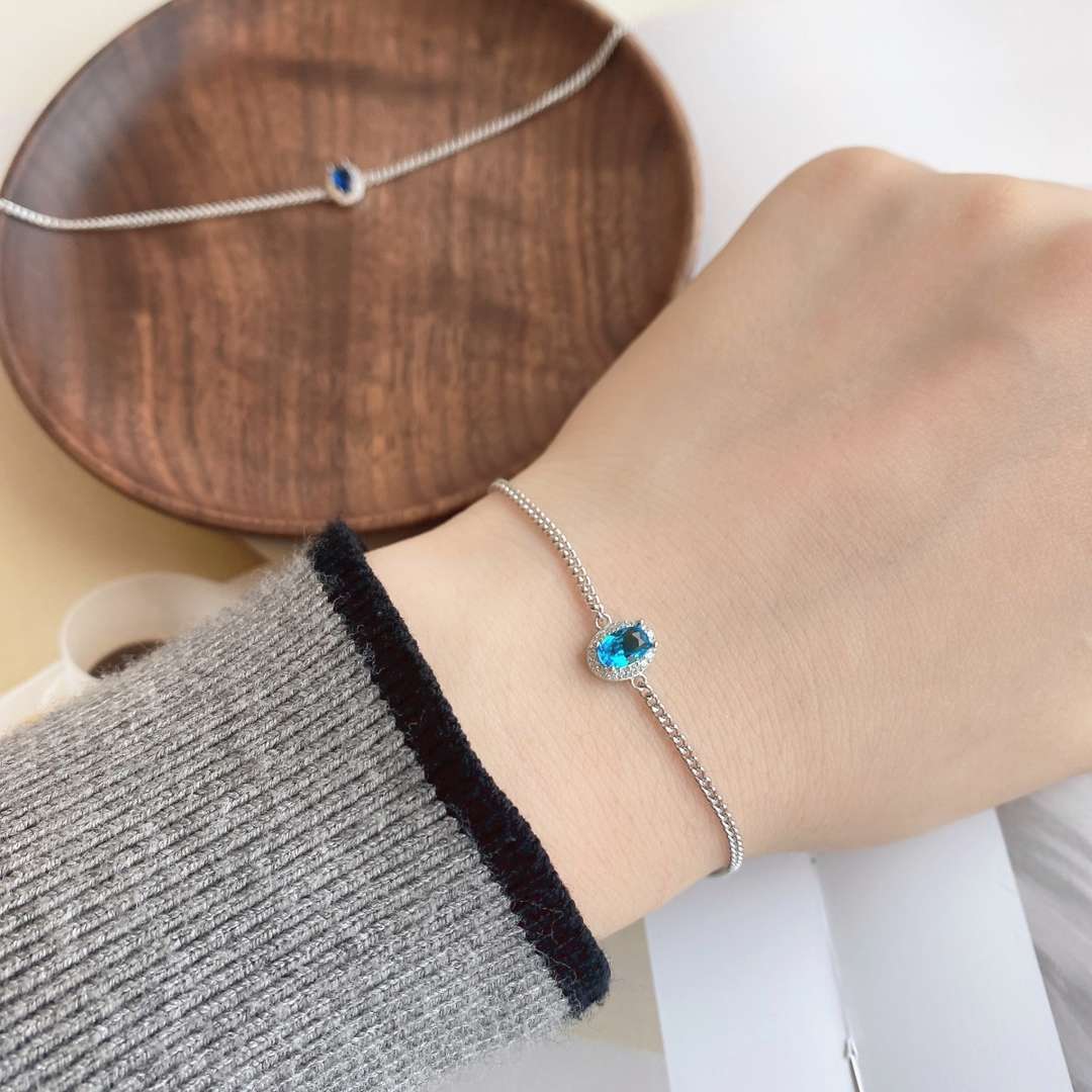 [Aurora]Exquisite Oval Shape Bracelet