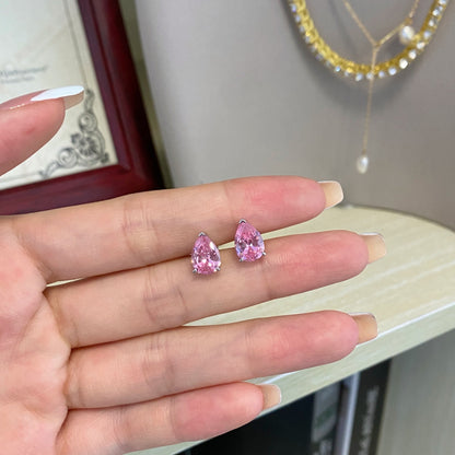 [Aurora]Ornate Water Drop Shape Earrings