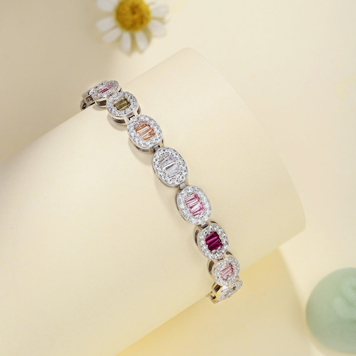[AURORA]Exquisite Ornate Emerald Cut Daily Bracelet