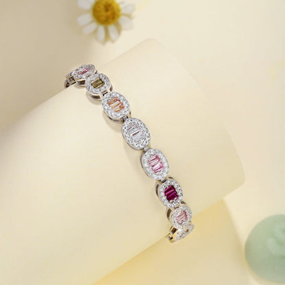 [AURORA]Exquisite Ornate Emerald Cut Daily Bracelet