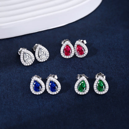 [Aurora]Luxurious Water Drop Shape Earrings