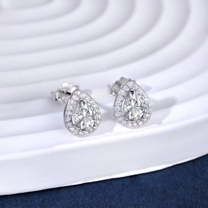 [Aurora]Luxurious Water Drop Shape Earrings