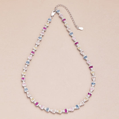 [Aurora]Radiant Colorful Rainbow Necklace